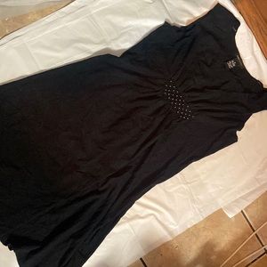 BCBG MAXAZRIA BLACK miniDRESS — SIZE MEDIUM